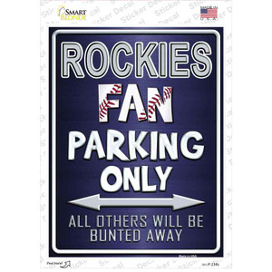 Rockies Wholesale Novelty Rectangle Sticker Decal