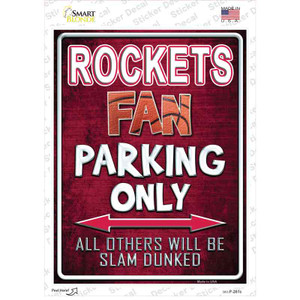 Rockets Wholesale Novelty Rectangle Sticker Decal