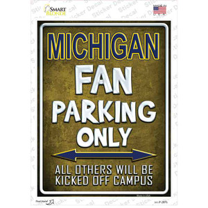 Michigan Wholesale Novelty Rectangle Sticker Decal