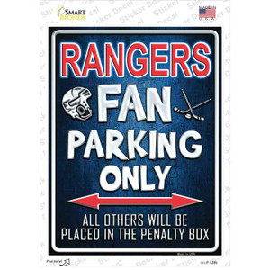 Rangers Wholesale Novelty Rectangle Sticker Decal