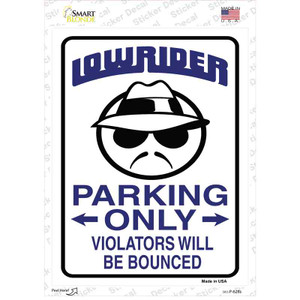 Lower Rider Parking Wholesale Novelty Rectangle Sticker Decal