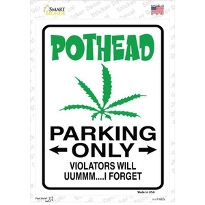 Pothead Only Wholesale Novelty Rectangle Sticker Decal