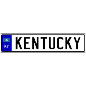 Kentucky Novelty Wholesale Metal European License Plate