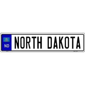 North Dakota Novelty Wholesale Metal European License Plate