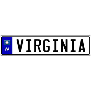 Virginia Novelty Wholesale Metal European License Plate