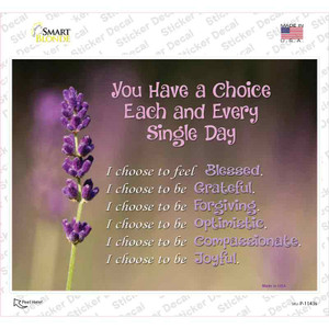 Choice Every Day Wholesale Novelty Rectangle Sticker Decal