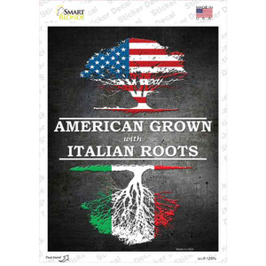 American Grown Italian Roots Wholesale Novelty Rectangle Sticker Decal