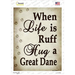 Hug A Great Dane Wholesale Novelty Rectangle Sticker Decal