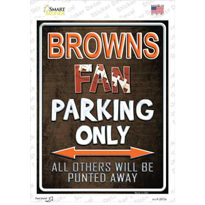 Browns Wholesale Novelty Rectangle Sticker Decal