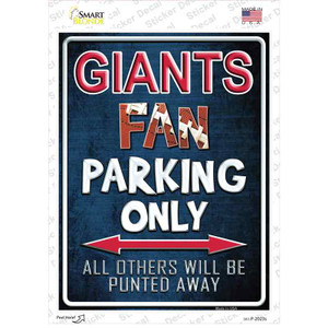 Giants Wholesale Novelty Rectangle Sticker Decal