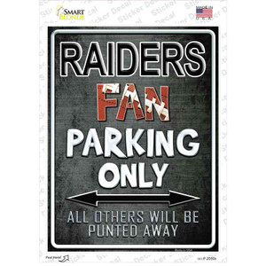 Raiders Wholesale Novelty Rectangle Sticker Decal