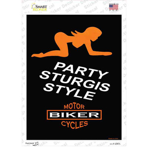 Party Sturgis Style Wholesale Novelty Rectangle Sticker Decal