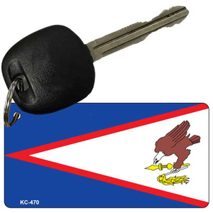 AM Samoa Flag Wholesale Novelty Key Chain