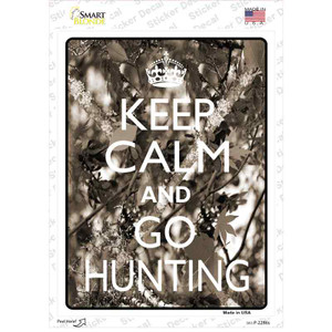 Keep Calm Go Hunting Wholesale Novelty Rectangle Sticker Decal