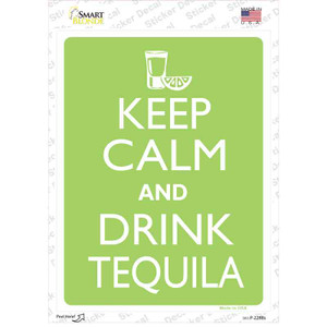 Keep Calm Drink Tequila Wholesale Novelty Rectangle Sticker Decal