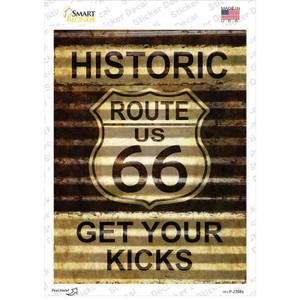 Historic Route 66 Wholesale Novelty Rectangle Sticker Decal