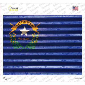 Nevada Flag Wholesale Novelty Rectangle Sticker Decal