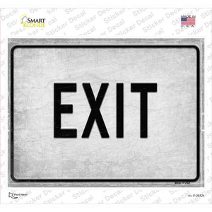 Exit Wholesale Novelty Rectangle Sticker Decal