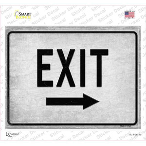 Exit Right Wholesale Novelty Rectangle Sticker Decal