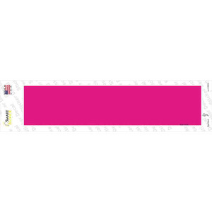 Pink Solid Blank Wholesale Novelty Narrow Sticker Decal