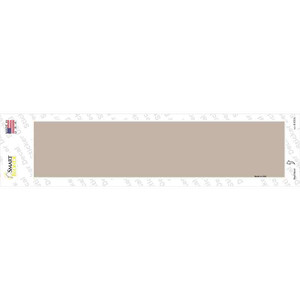 Tan Solid Blank Wholesale Novelty Narrow Sticker Decal