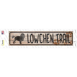 Lowchen Trail Wholesale Novelty Narrow Sticker Decal