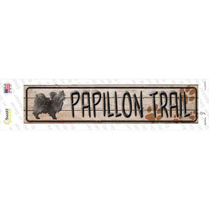 Papillon Trail Wholesale Novelty Narrow Sticker Decal