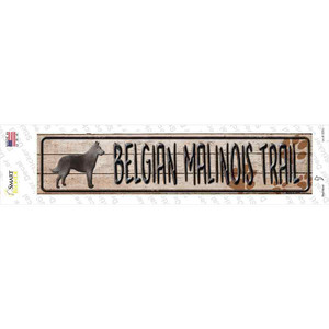 Belgian Malinois Trail Wholesale Novelty Narrow Sticker Decal
