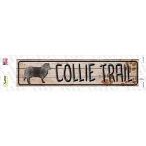 Collie Trail Wholesale Novelty Narrow Sticker Decal
