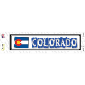 Colorado Outline Wholesale Novelty Narrow Sticker Decal