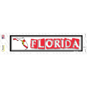 Florida Outline Wholesale Novelty Narrow Sticker Decal