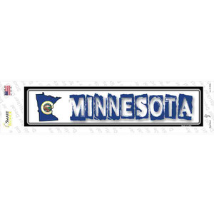 Minnesota Outline Wholesale Novelty Narrow Sticker Decal