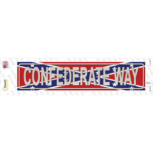 Confederate Way Wholesale Novelty Narrow Sticker Decal