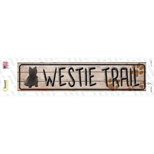 Westie Wholesale Novelty Narrow Sticker Decal