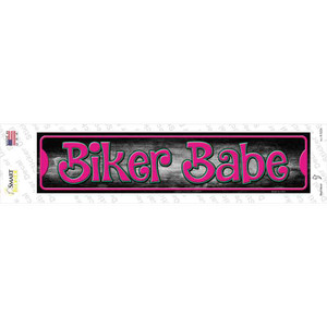 Biker Babe Pink Wholesale Novelty Narrow Sticker Decal