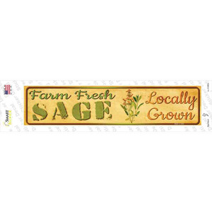 Farm Fresh Sage Wholesale Novelty Narrow Sticker Decal