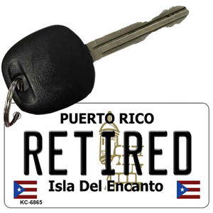 Retired Puerto Rico Flag Wholesale Novelty Key Chain