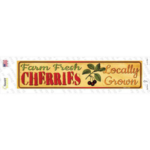 Farm Fresh Cherries Wholesale Novelty Narrow Sticker Decal
