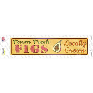 Farm Fresh Figs Wholesale Novelty Narrow Sticker Decal