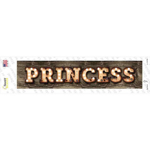 Princess Bulb Lettering Wholesale Novelty Narrow Sticker Decal