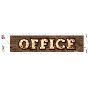 Office Bulb Lettering Wholesale Novelty Narrow Sticker Decal