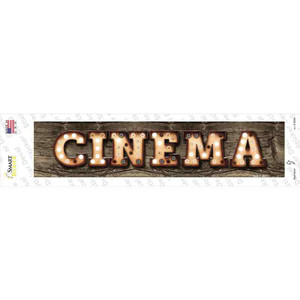 Cinema Bulb Lettering Wholesale Novelty Narrow Sticker Decal