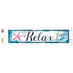 Relax Zone Wholesale Novelty Narrow Sticker Decal