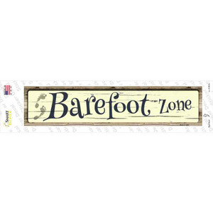 Barefoot Zone Wholesale Novelty Narrow Sticker Decal