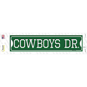 Cowboys Dr Wholesale Novelty Narrow Sticker Decal