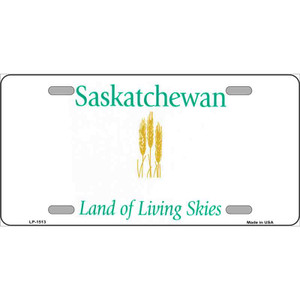 Saskatchewan Novelty Wholesale Metal License Plate