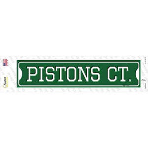 Pistons Ct Wholesale Novelty Narrow Sticker Decal