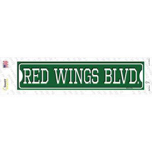 Red Wings Blvd Wholesale Novelty Narrow Sticker Decal