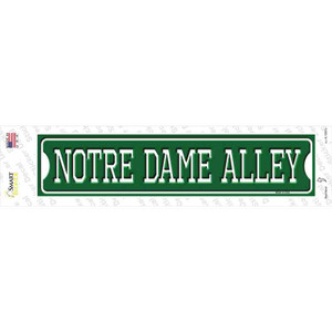 Notre Dame Alley Wholesale Novelty Narrow Sticker Decal