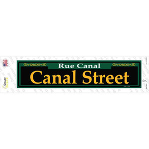 Canal Street Green Wholesale Novelty Narrow Sticker Decal